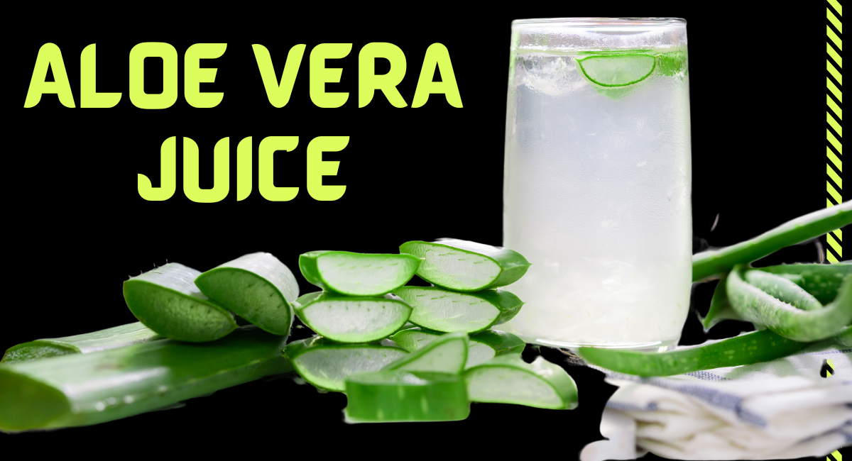 Aloe vera juice is a refreshing and healthful detox drink that has been used for centuries for its numerous health benefits.