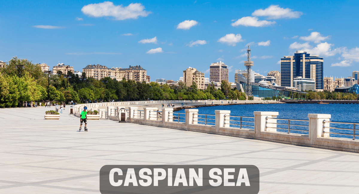 The Caspian Sea is the largest enclosed inland body of water on Earth, boasting an impressive surface area of approximately 371,000 square kilometers (143,000 square miles)