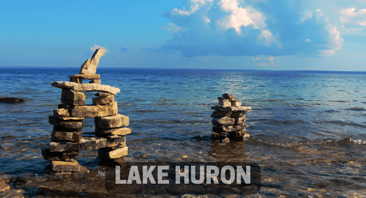 Lake Huron, the second-largest of North America’s Great Lakes by surface area