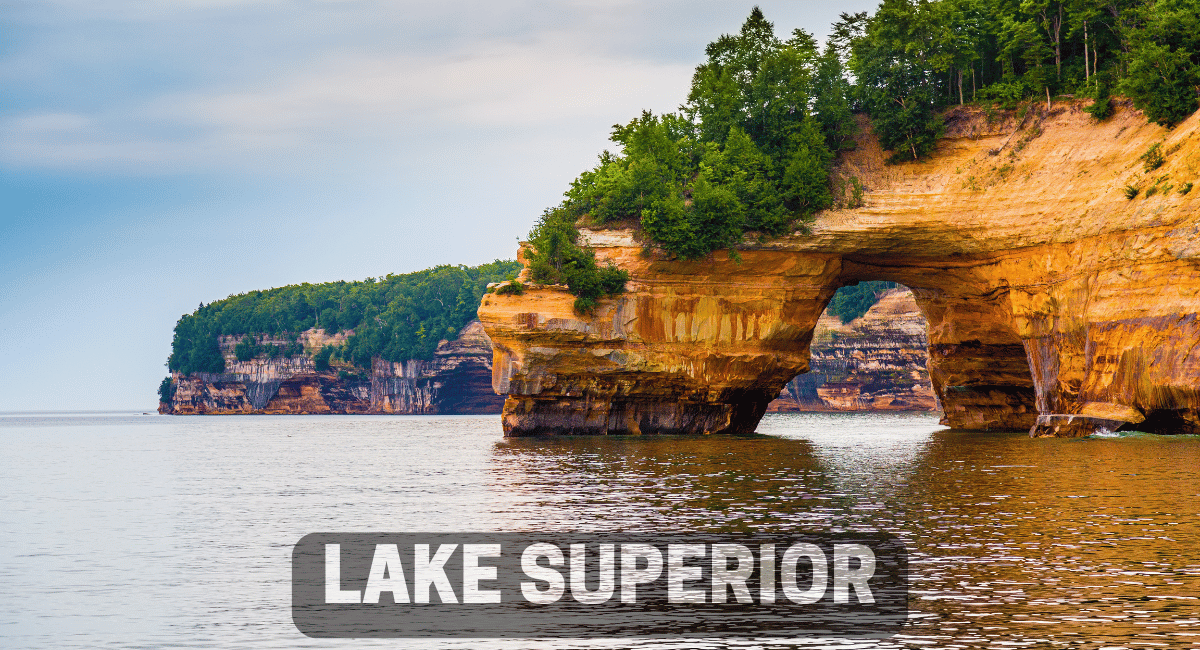 Lake Superior, the largest of North America’s Great Lakes, holds the title of the world's largest freshwater