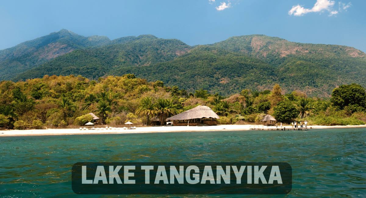 Lake Tanganyika, nestled between four African countries—Burundi, Democratic Republic of the Congo, Tanzania, and Zambia