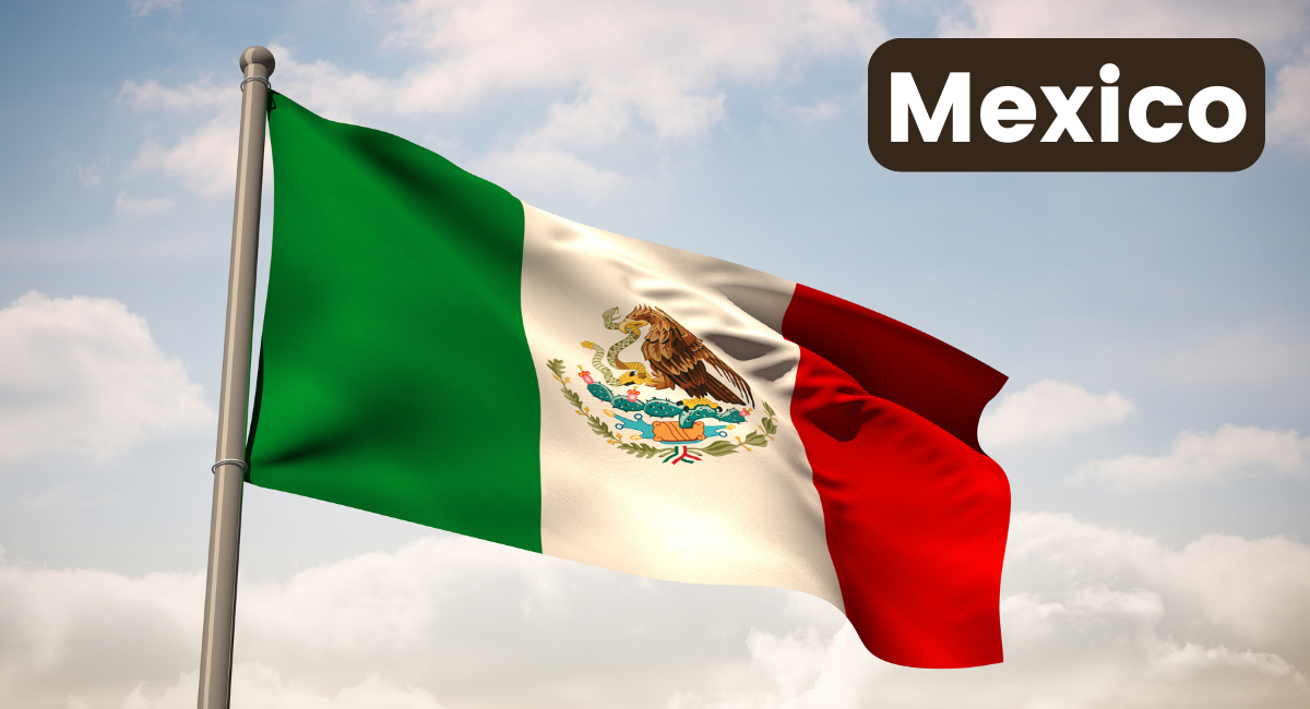 The flag of Mexico is a striking representation of the country’s rich history and cultural heritage.