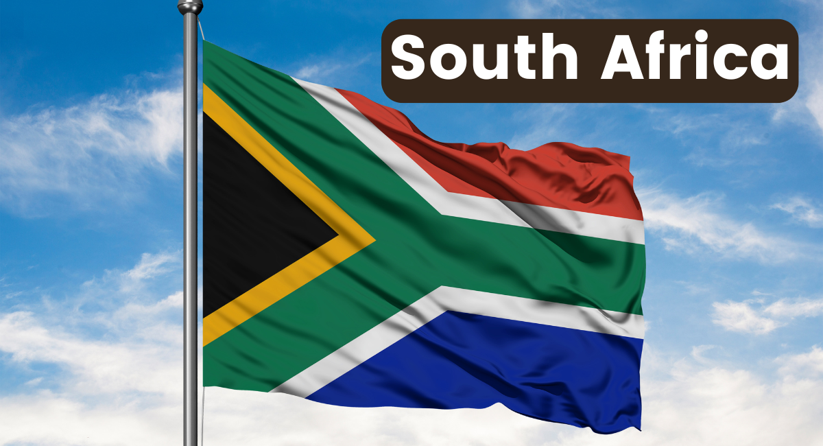 The flag of South Africa is a striking representation of the nation's rich cultural diversity and its journey towards unity.