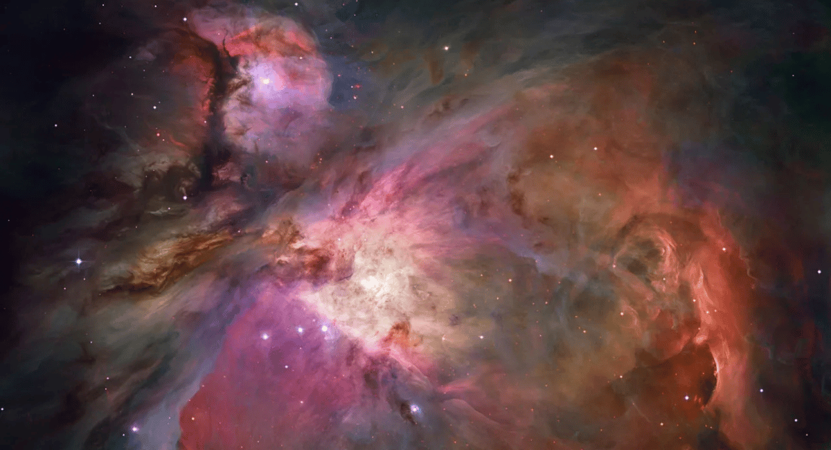 The Orion Nebula, located approximately 1,344 light-years away from Earth, is one of the most studied and photographed regions in the night sky